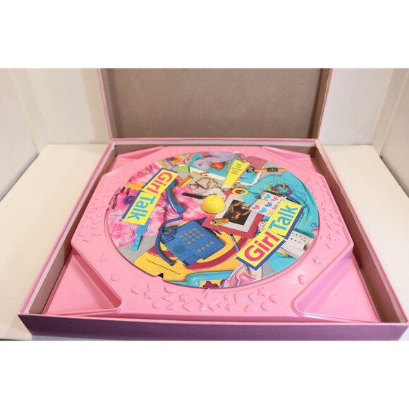 Girl Talk Board Game Vintage Classic Golden Some Writing on Pieces No Instruct - Picture 7 of 13